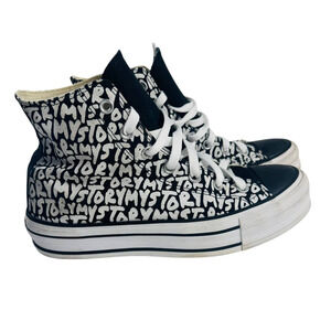 Converse Chuck Taylor All Star High Top My Story, Women’s Size 9 / EU 40 Black
